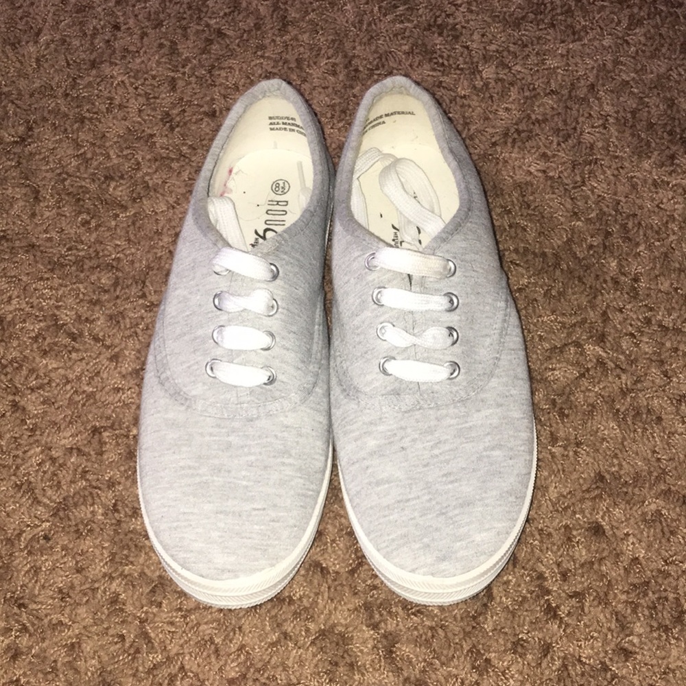 light grey sneakers